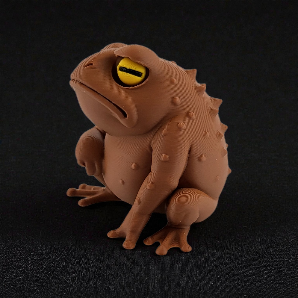 Rana da collezione, sconsolata