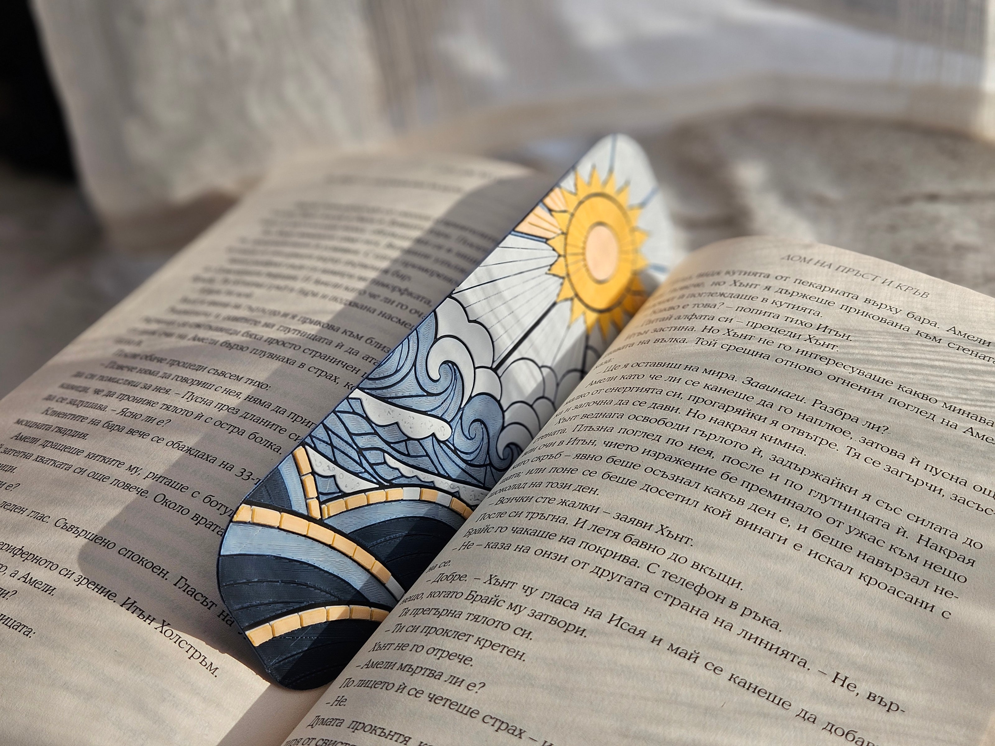 Segnalibro Artistico Sole e Mare