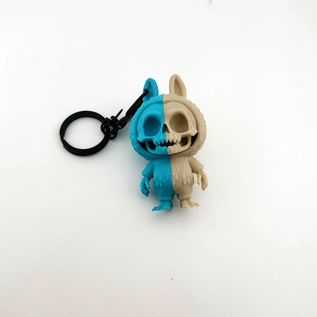 Portachiavi labubu Half & Half – Cute & Creepy