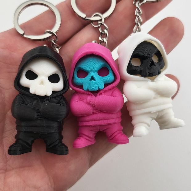 Portachiavi skull Urbano! 3D