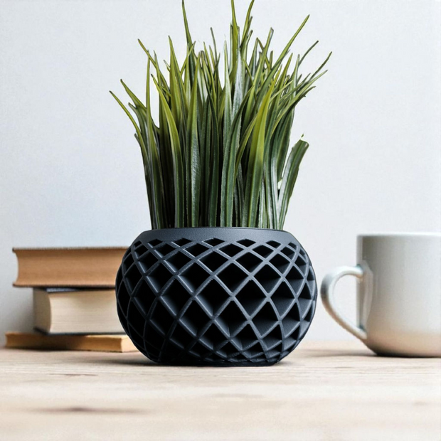 Vaso decorativo moderno nero – Design elegante per interni