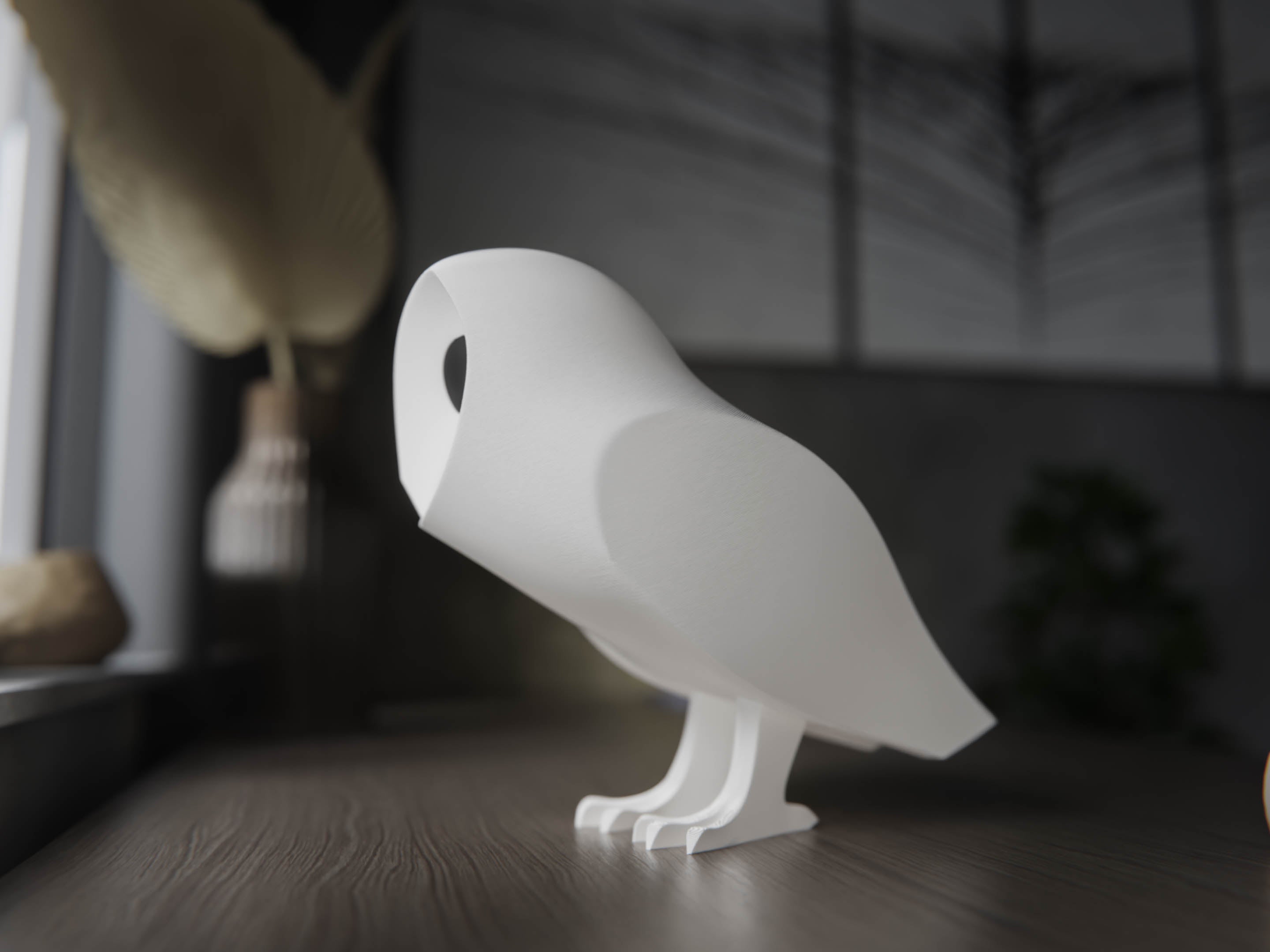 Scultura Gufo Minimal