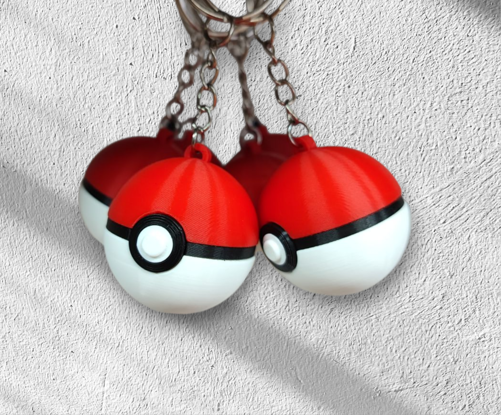 Portachiavi Poké Ball 3D – Stampa ad Alta Qualità