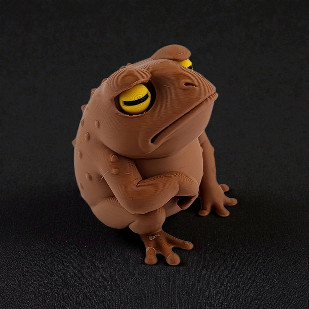 Rana da collezione, sconsolata