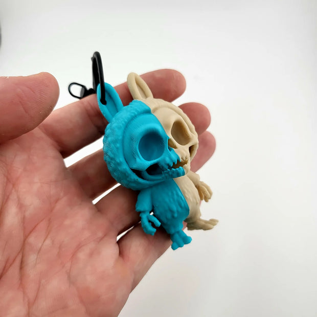 Portachiavi labubu Half & Half – Cute & Creepy