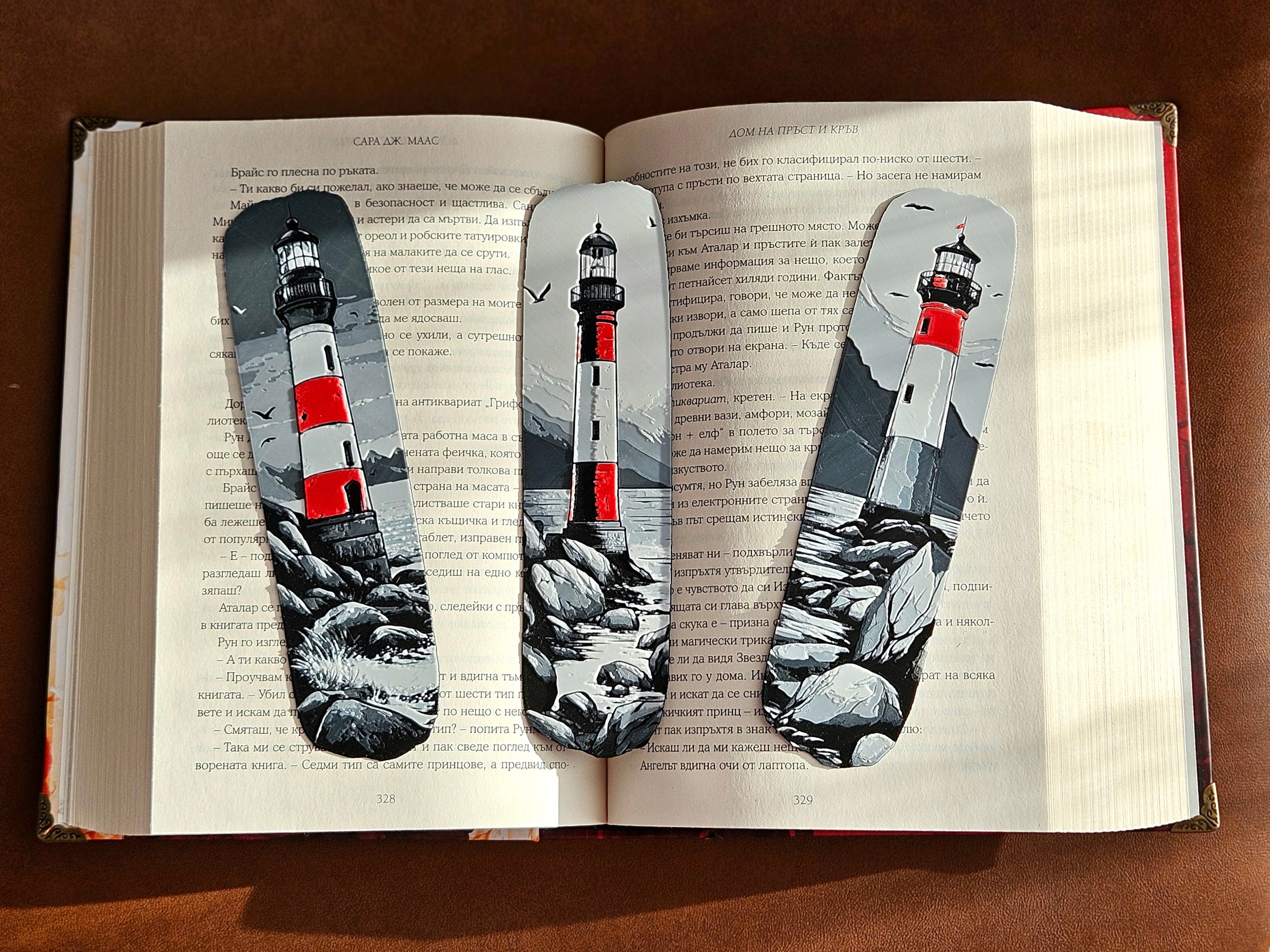 Kit 3 Segnalibri Faro – Design Artistico in Stampa 3D