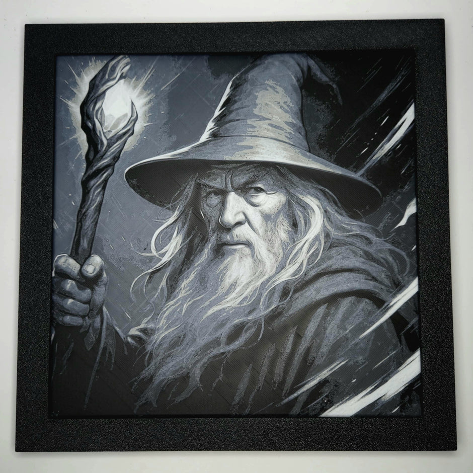 Quadro 3D Gandalf – Arte in Stampa Multistrato
