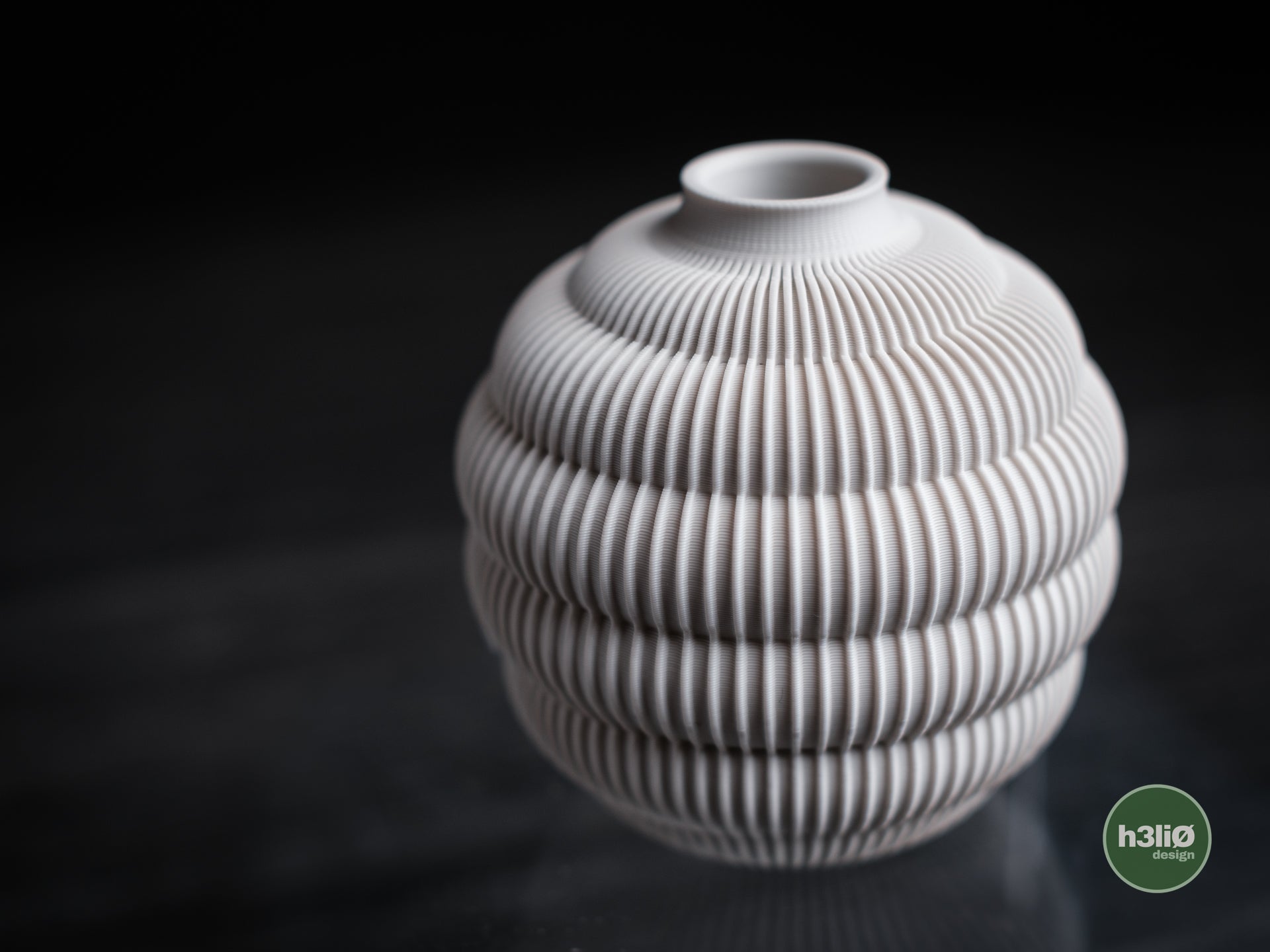 Vaso moderno “Surge Planter” in stampa 3D – Design esclusivo h3lio