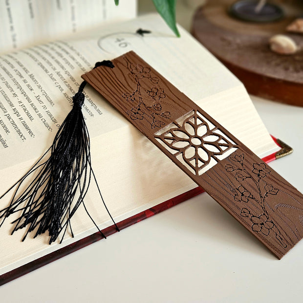 Segnalibro effetto legno