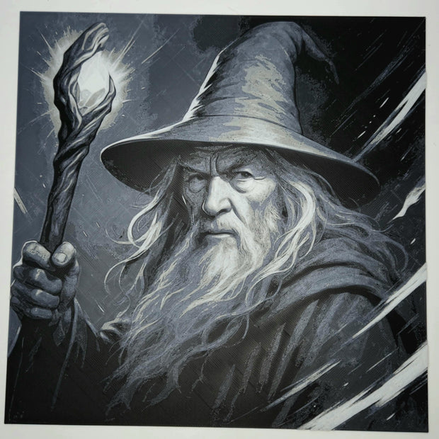 Quadro 3D Gandalf – Arte in Stampa Multistrato