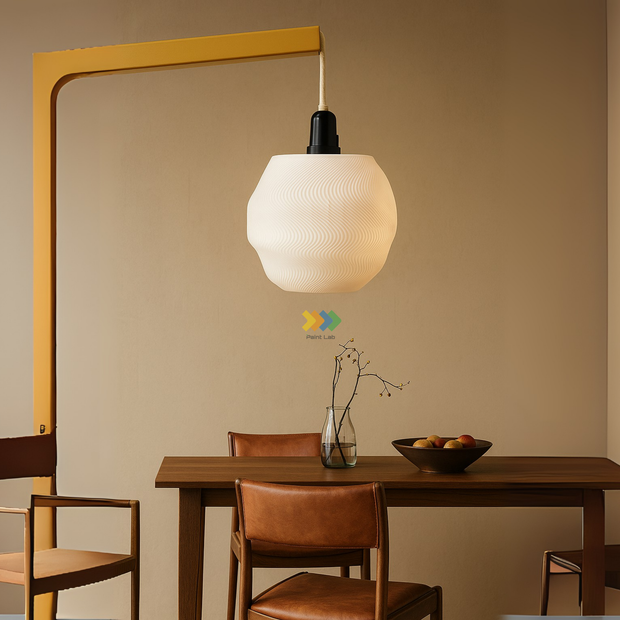 Lampada a sospensione design ondulato – Serie Poly V3