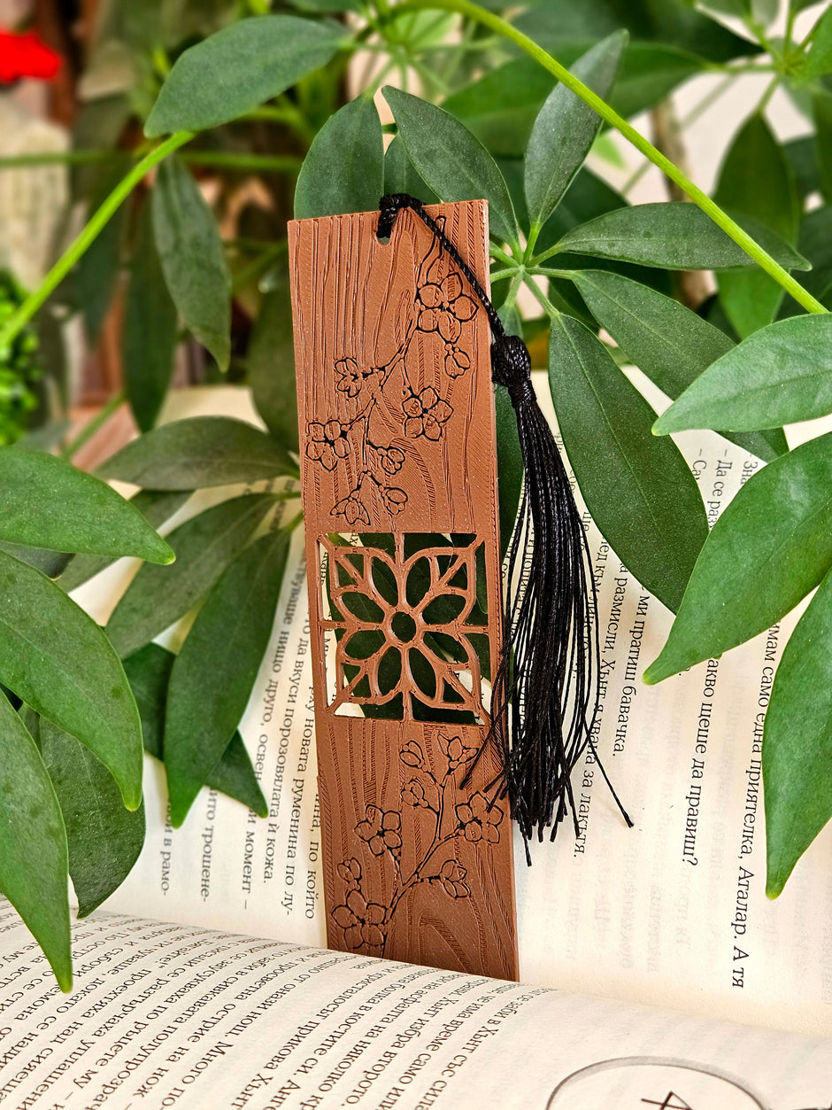 Segnalibro effetto legno