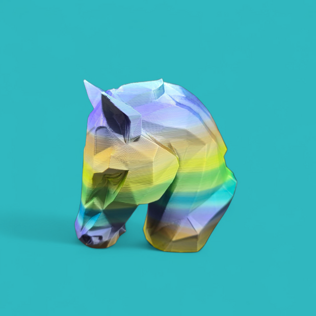 Statua cavallo Geometrico – Scultura Moderna in PLA