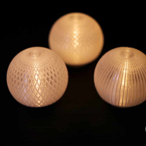 Set Sfere Luminose Decorative – Atmosfera Calda e Accogliente