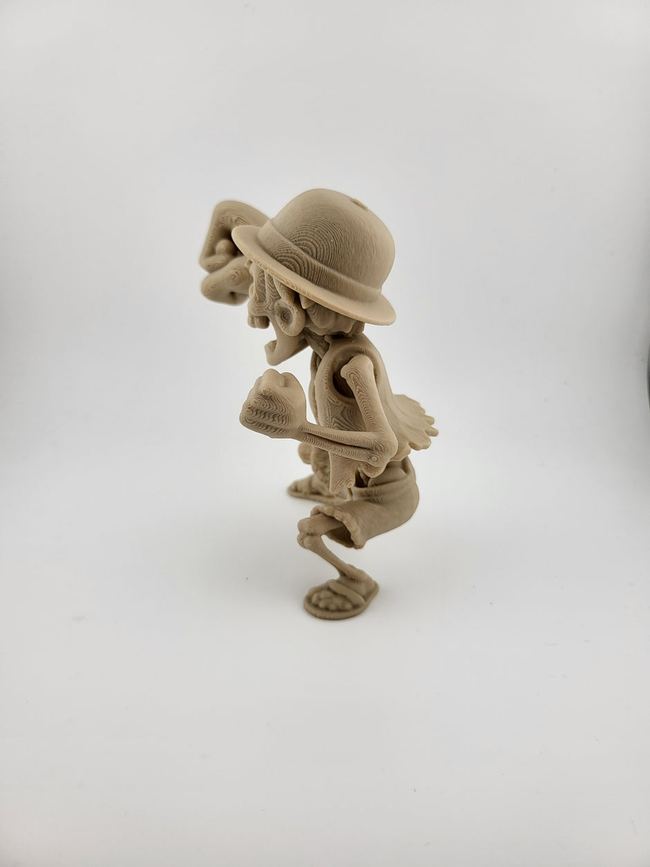Statuina scheletrica decorativa in PLA – Design unico