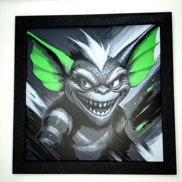 Quadro 3D Gremlins
- Stampa 3D alta definizione