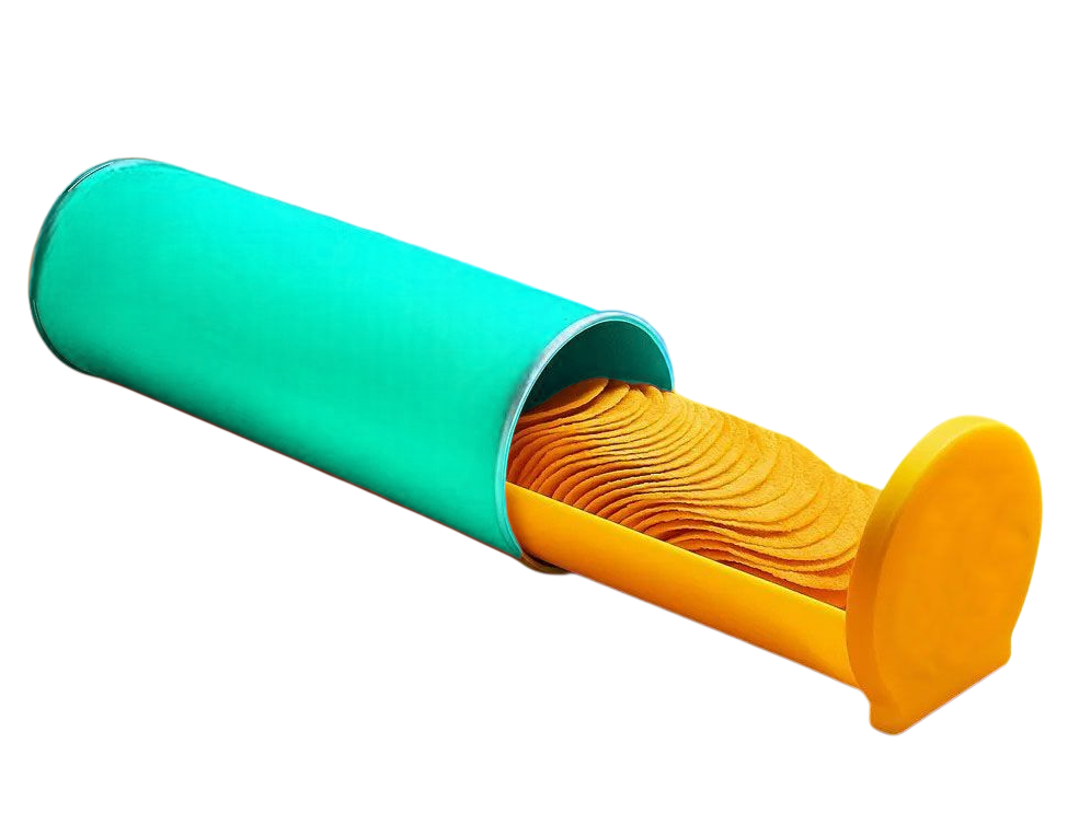 Vassoio Estraibile per Pringles - Accessorio Stampa 3D Salva-Snack