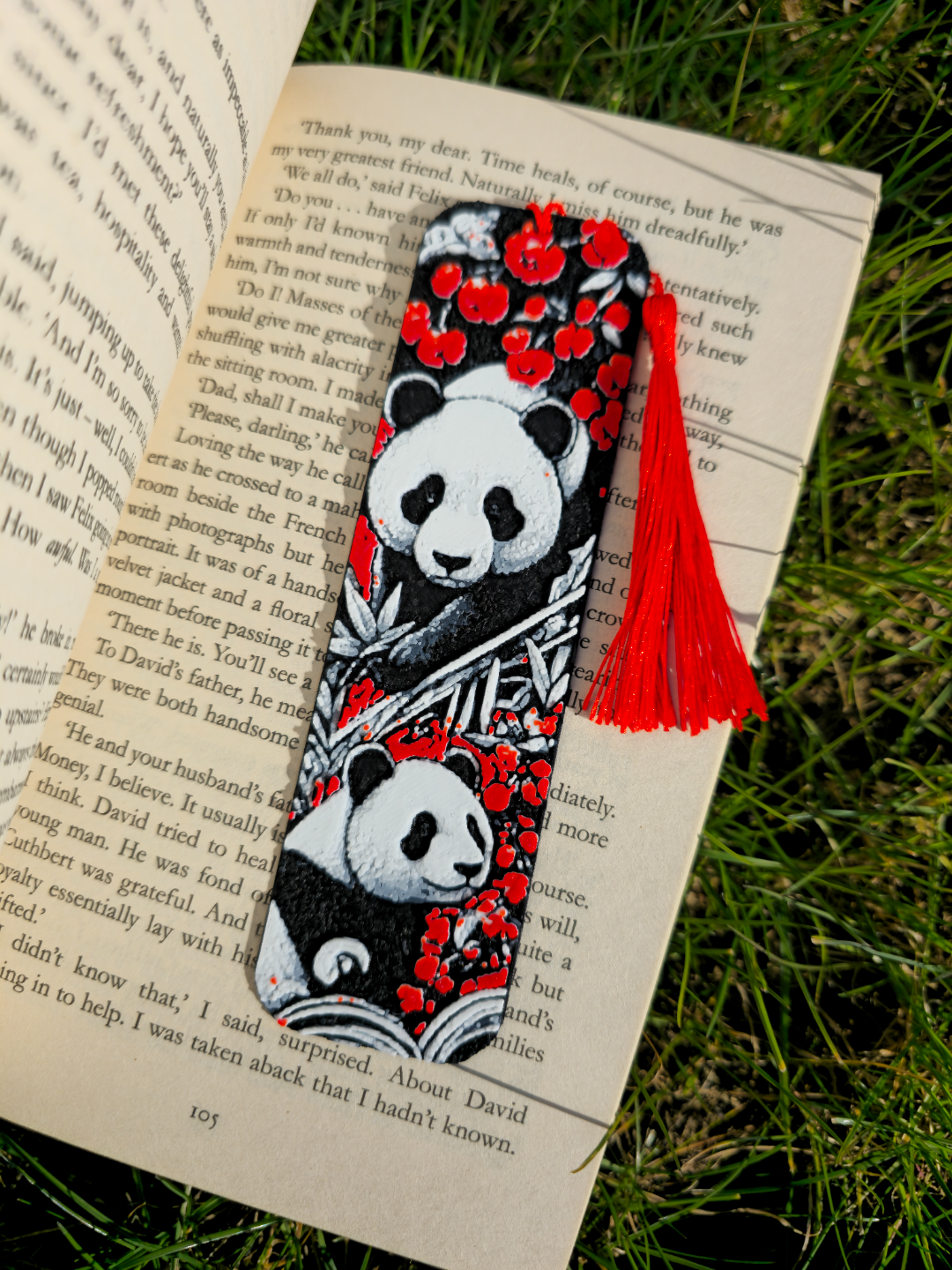 Segnalibro Panda – Stampa 3D Multicolore