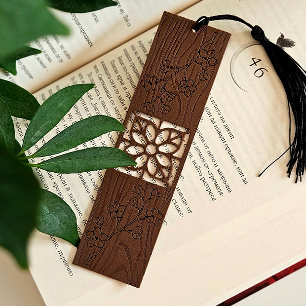 Segnalibro effetto legno