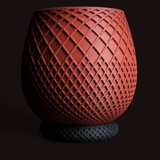 Vaso moderno stiloso - impermeabile