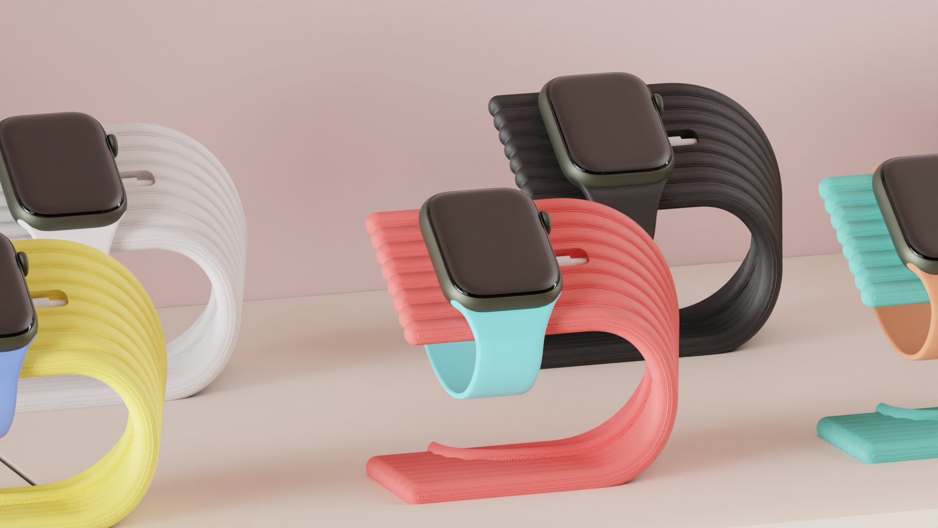Supporto Elegante per Apple Watch – Stampa 3D di Design