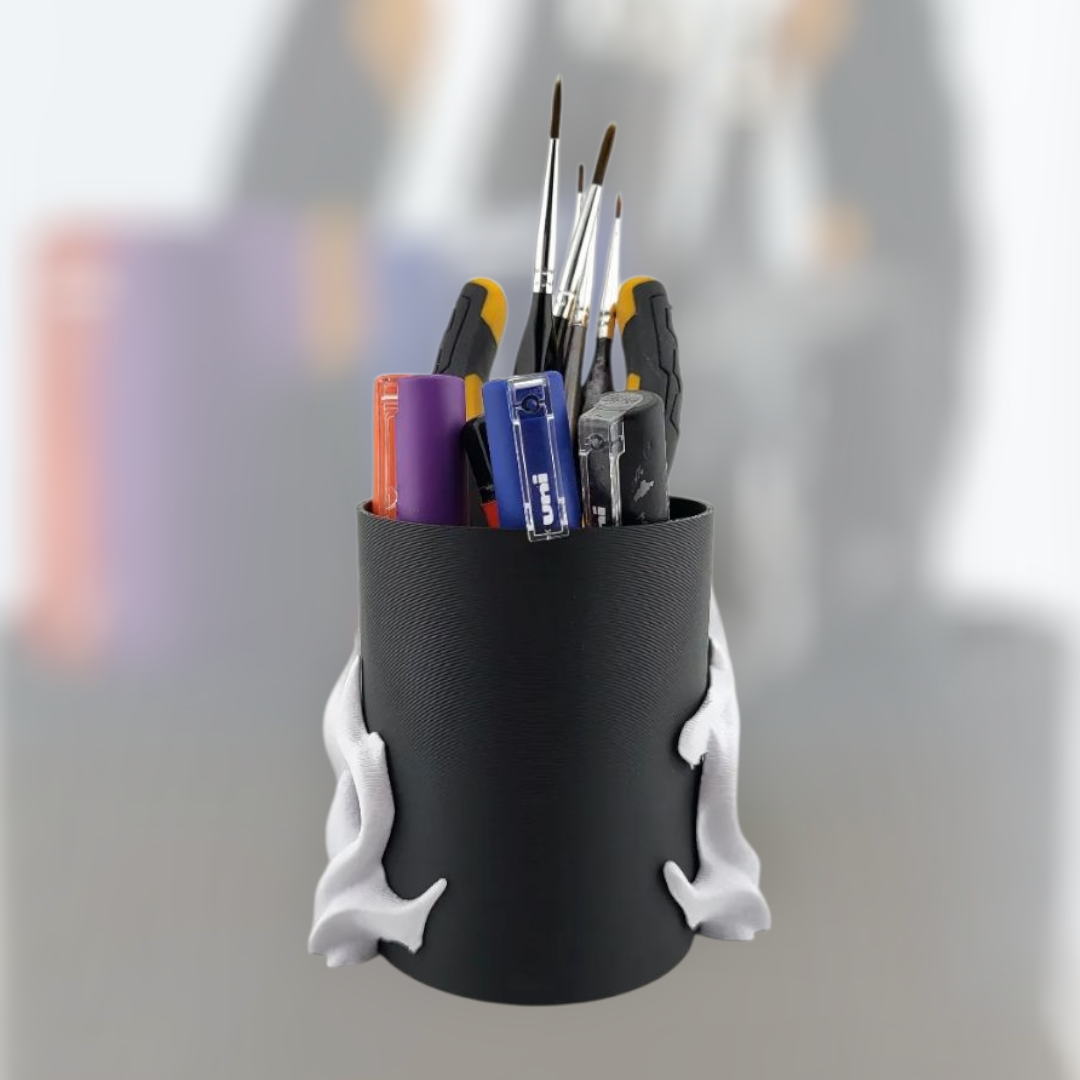 Portapenne Teschio e Tentacoli - Portaoggetti Stampa 3D - Design Fantasy / Gaming