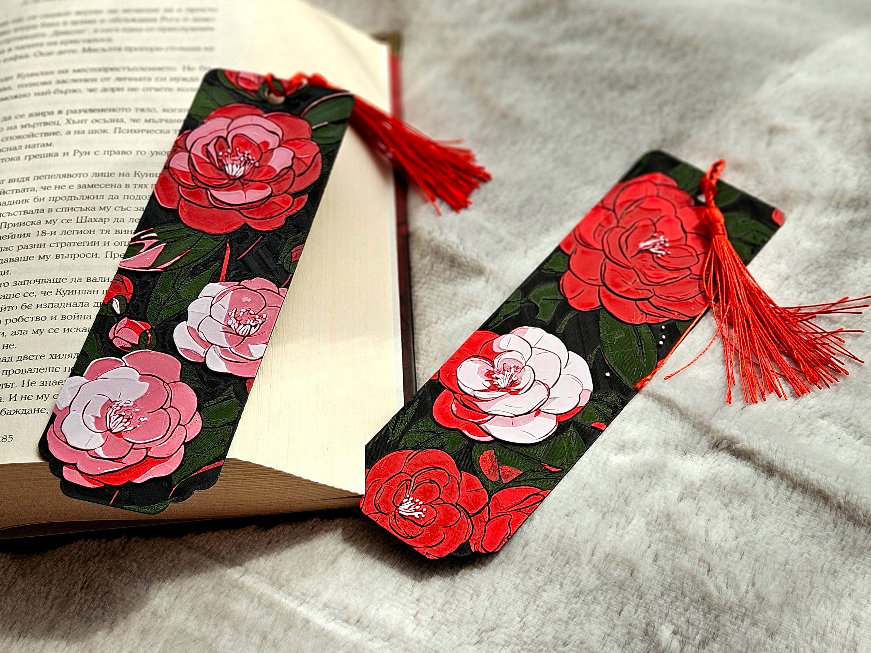 Segnalibri stiloso floreale Stampa 3D da collezione