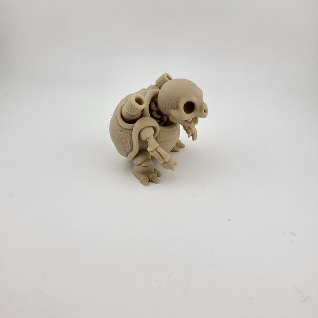 Miniatura 3D Tartaruga Scheletro – Design Unico