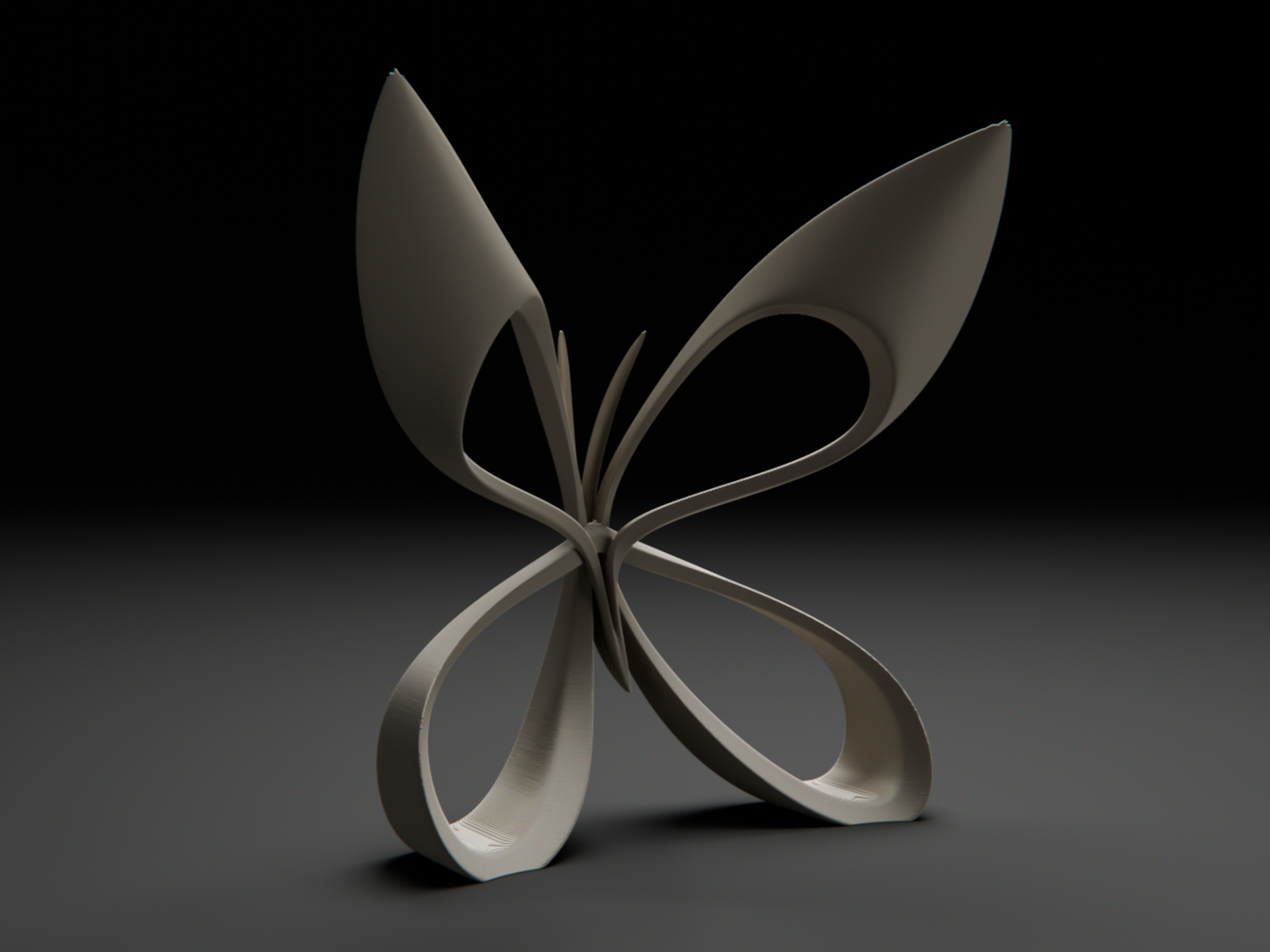 Scultura Farfalla Minimal