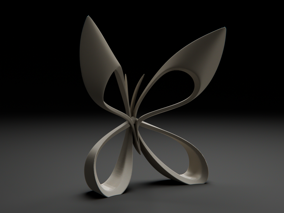 Scultura Farfalla Minimal