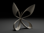 Scultura Farfalla Minimal