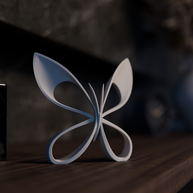 Scultura Farfalla Minimal