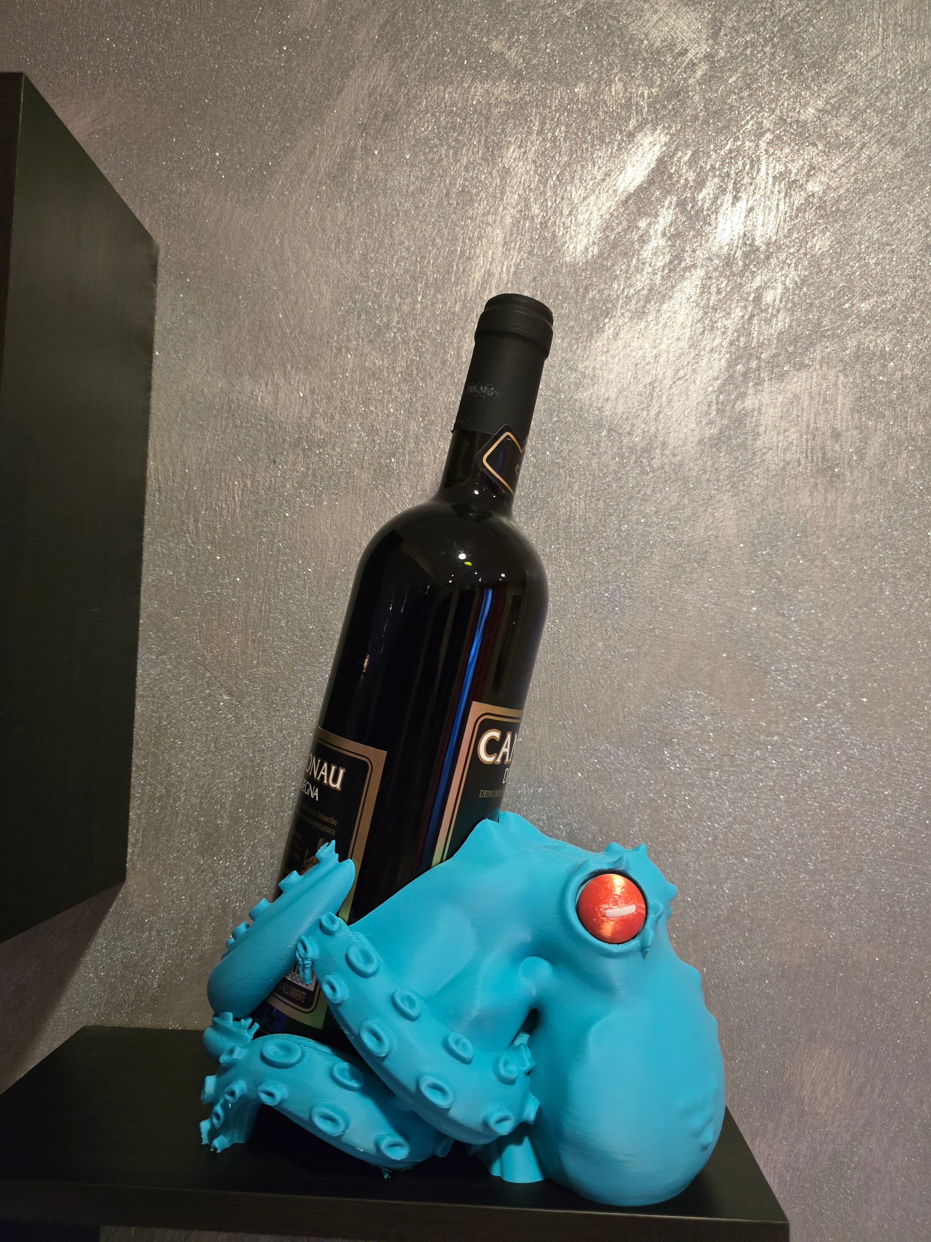 Porta Bottiglia Polpo – Stampa 3D Artigianale
