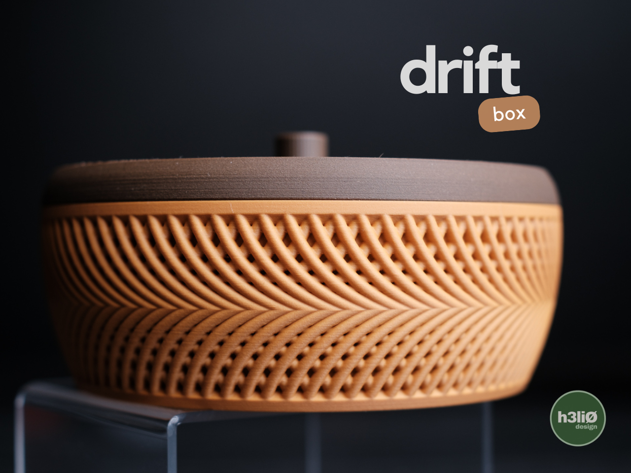 Drift Box – Contenitore di design stampato in 3D