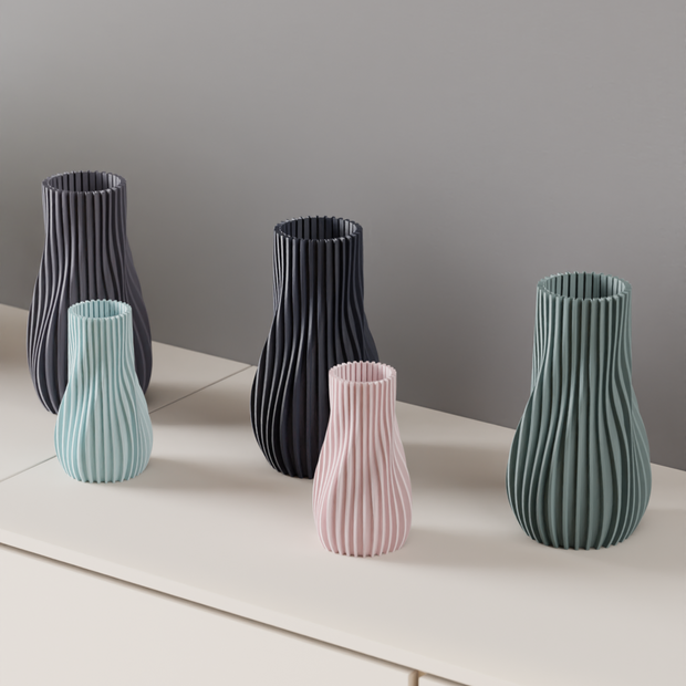 Vaso decorativo 3D – Design moderno e minimal