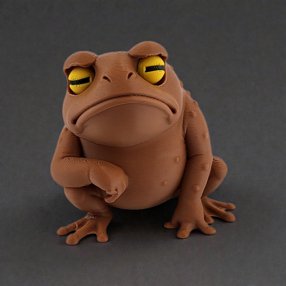 Rana da collezione, sconsolata