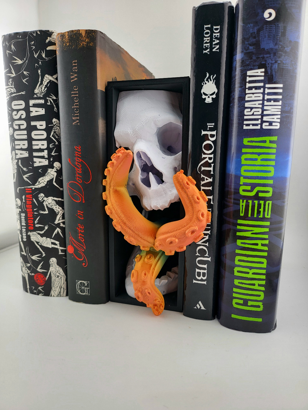 Fermalibri Teschio & Tentacoli – Stampa 3D