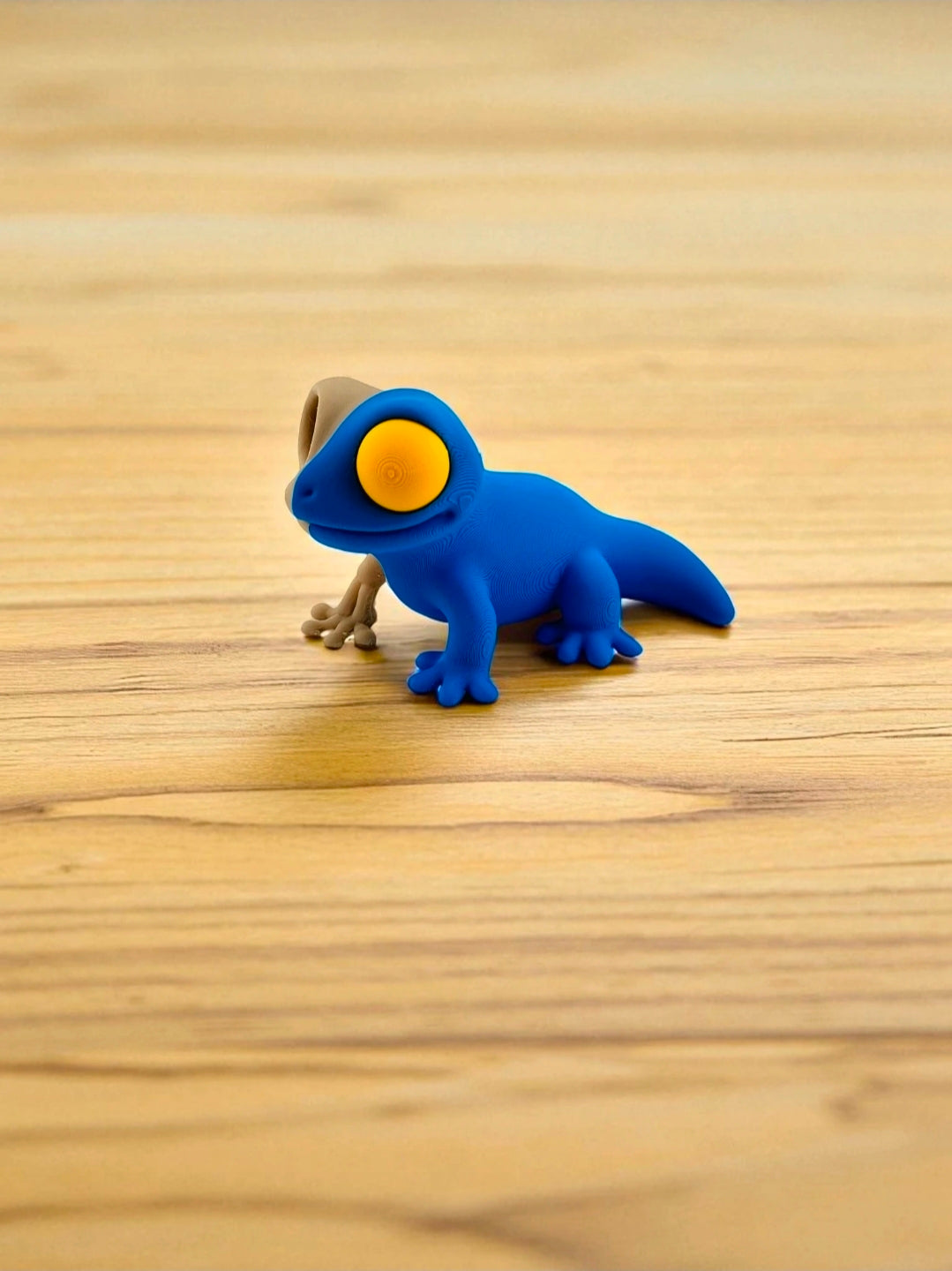 Geco decorativo metà scheletro metà vivo – figura da collezione