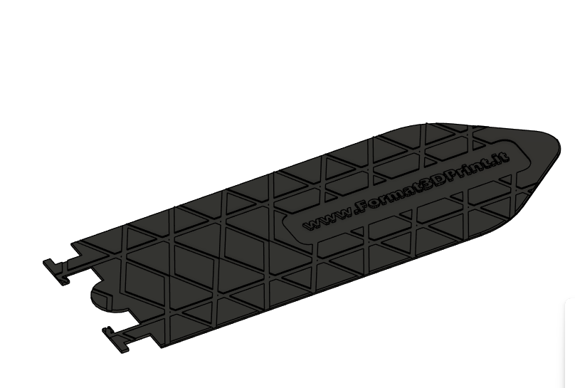 Protezione universale downtube MTB – Kit 2 pezzi modulari TPU