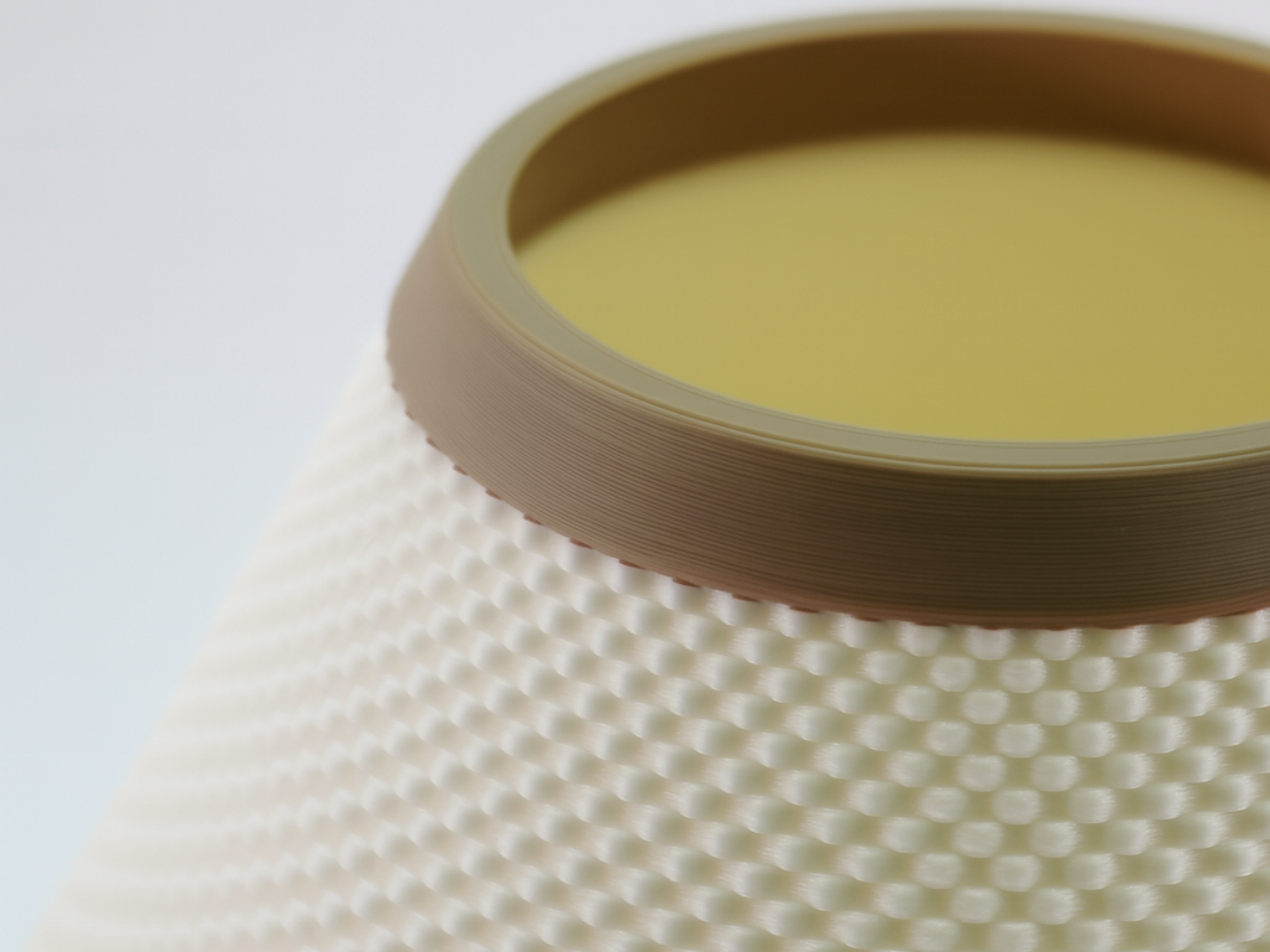 🌼 Vaso decorativo in stampa 3D – Texture intrecciata | Design moderno