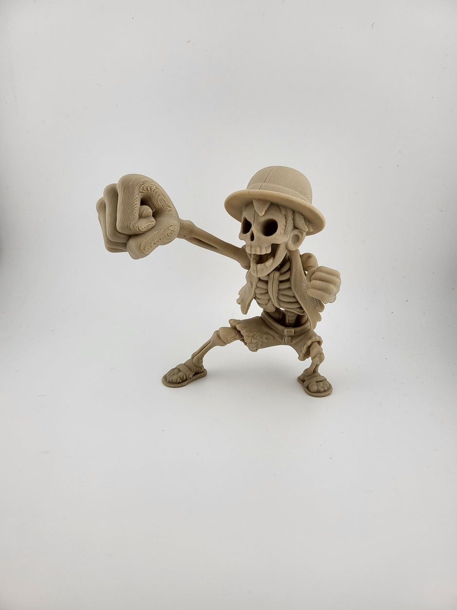 Statuina scheletrica decorativa in PLA – Design unico