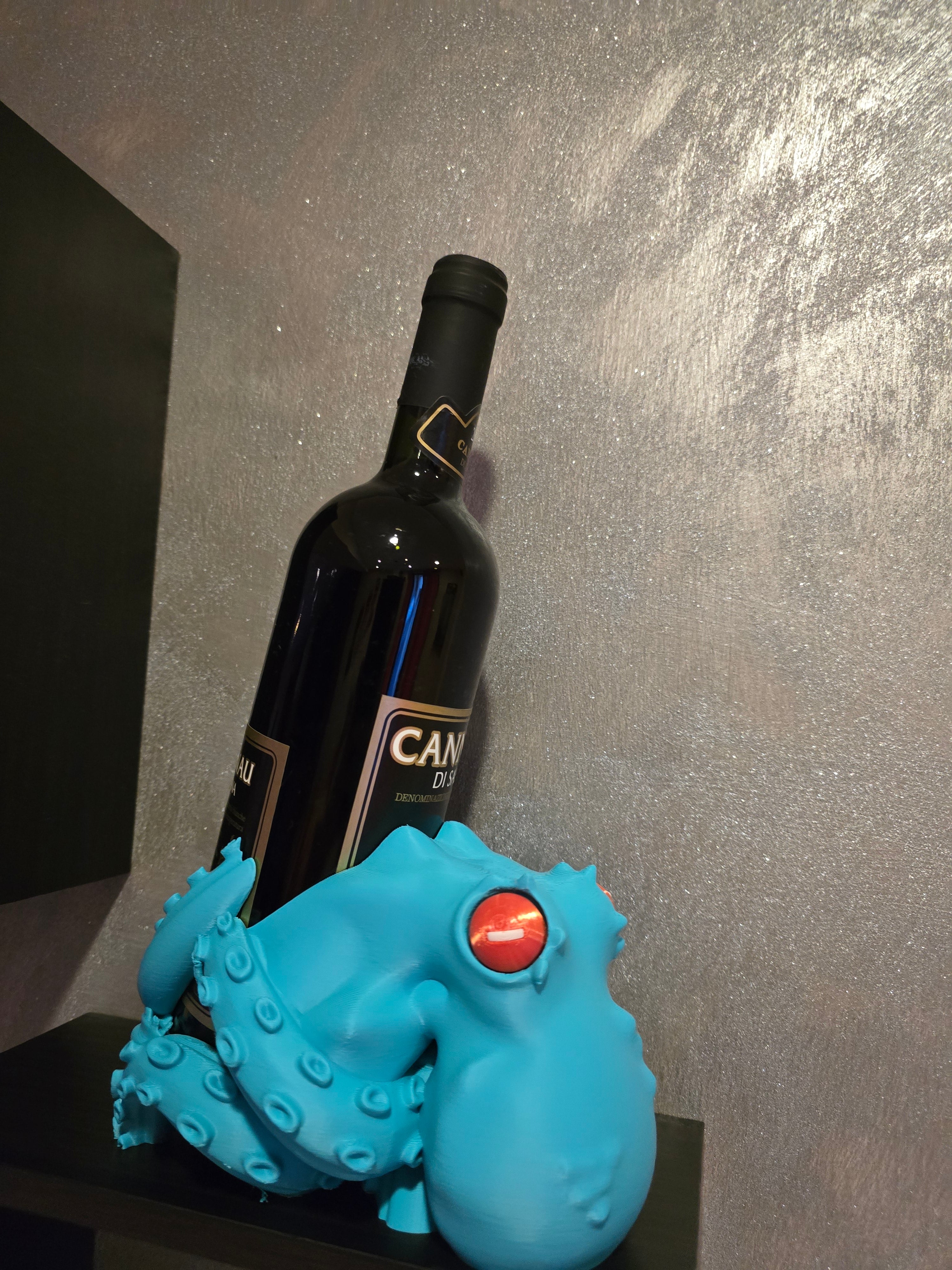 Porta Bottiglia Polpo – Stampa 3D Artigianale