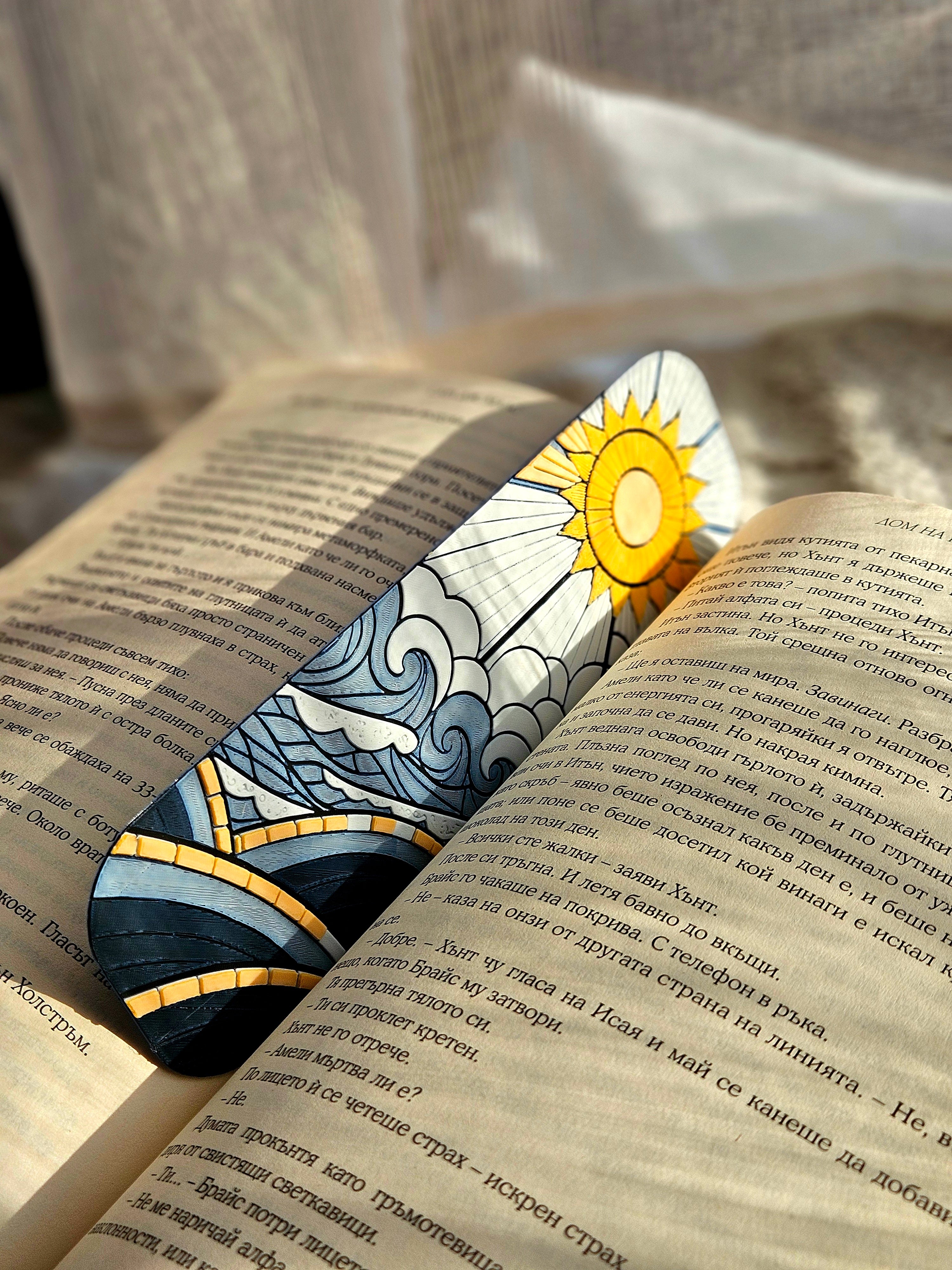 Segnalibro Artistico Sole e Mare