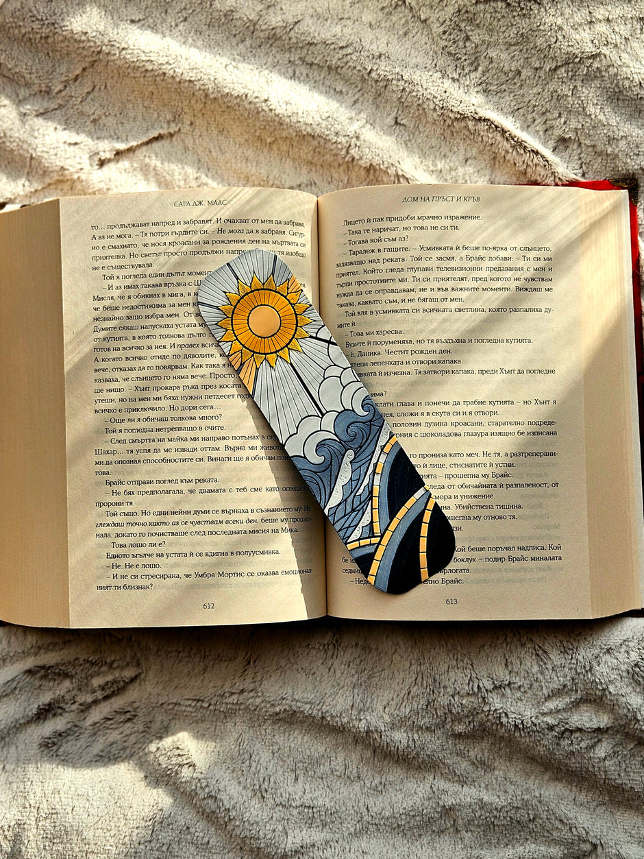 Segnalibro Artistico Sole e Mare