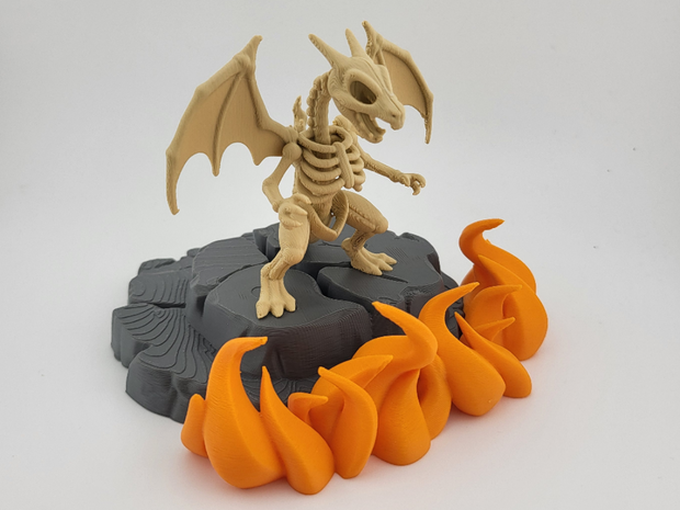 Diorama dragosu fuoco - da collezione!