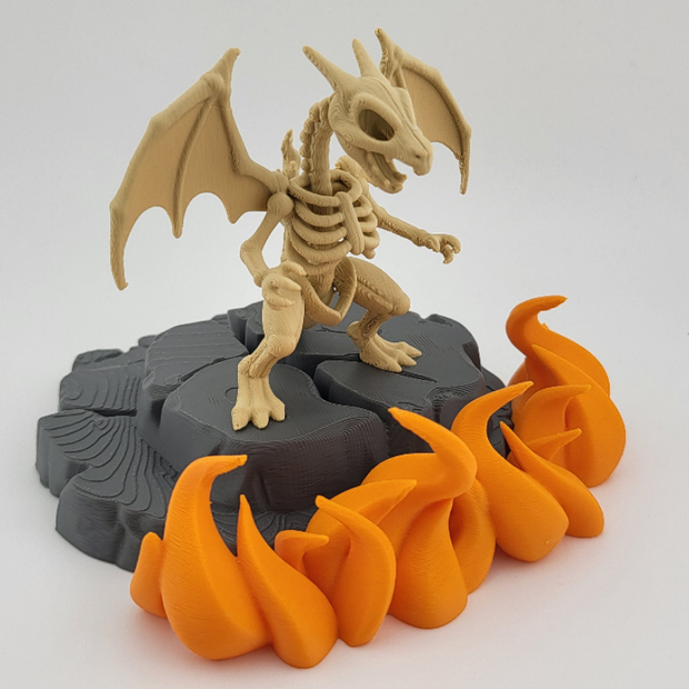 Diorama dragosu fuoco - da collezione!