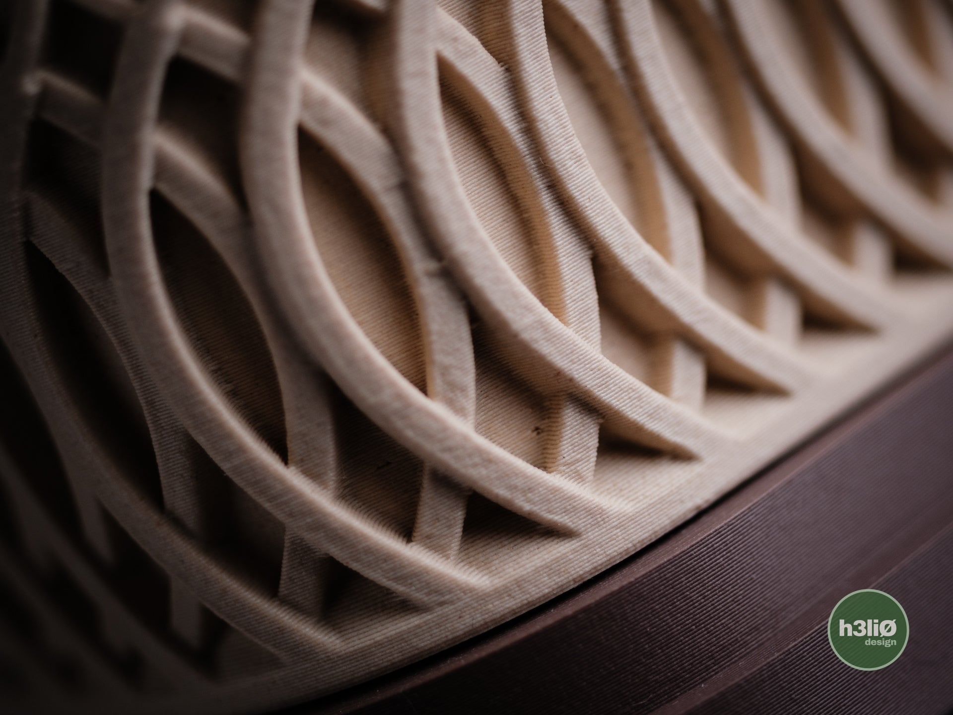 Portavaso moderno minimalista effetto legno