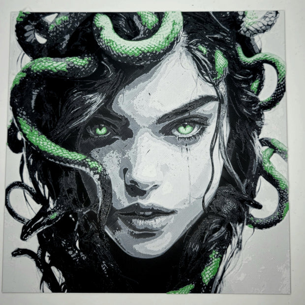 Quadro 3D Medusa – Arte in Stampa Multistrato