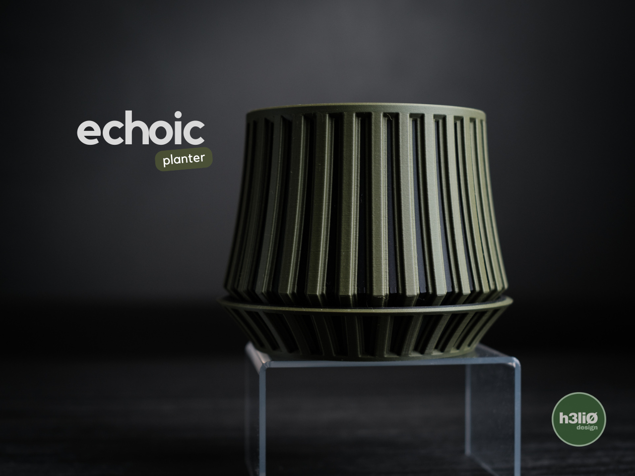 Vaso Echoic Planter - Design Moderno