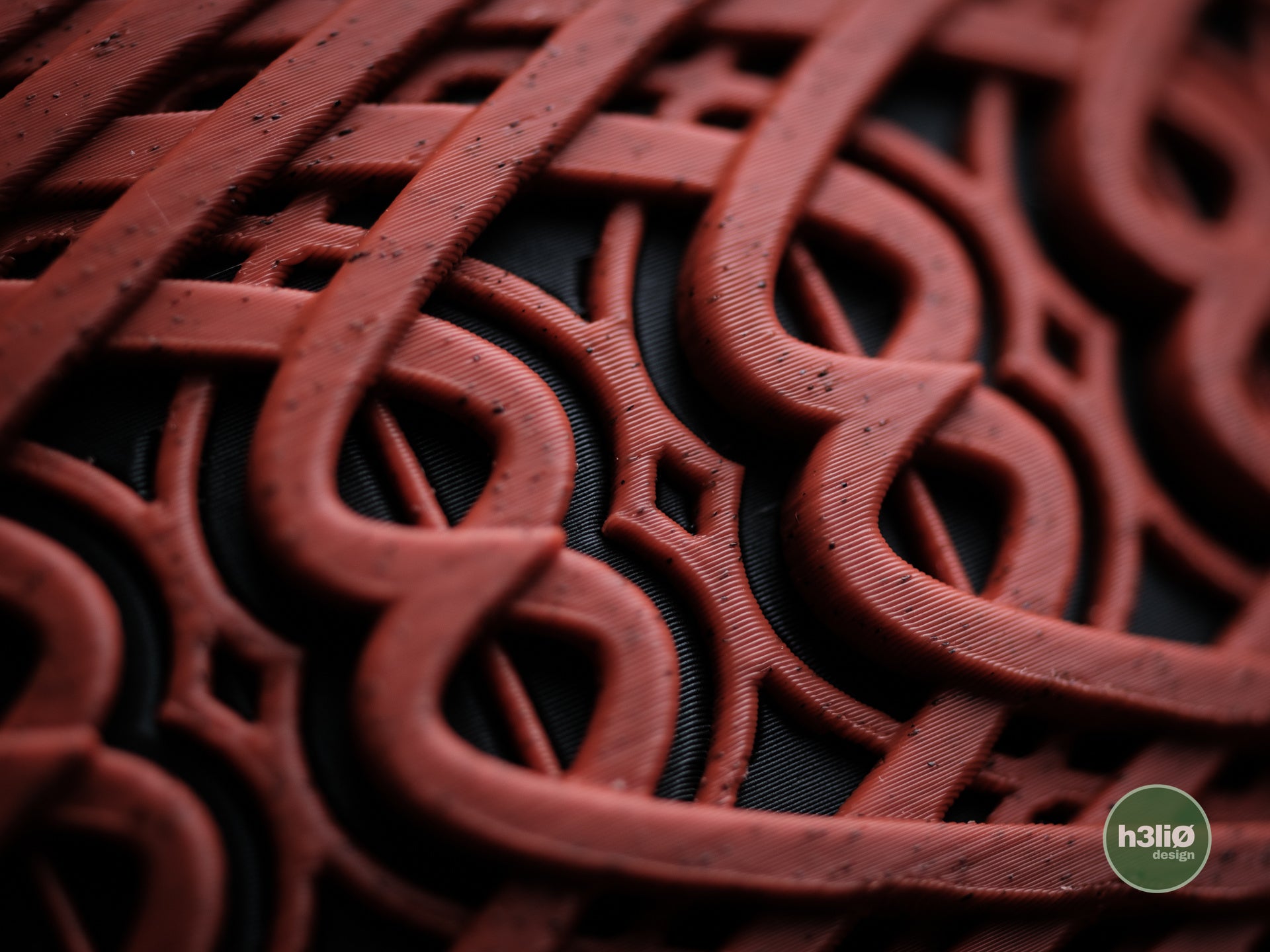 Biscottiera design intrecciato – Stampa 3D doppio colore (Ø 168 mm)